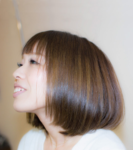 京都宮津ネイビーヘアー ミディアム